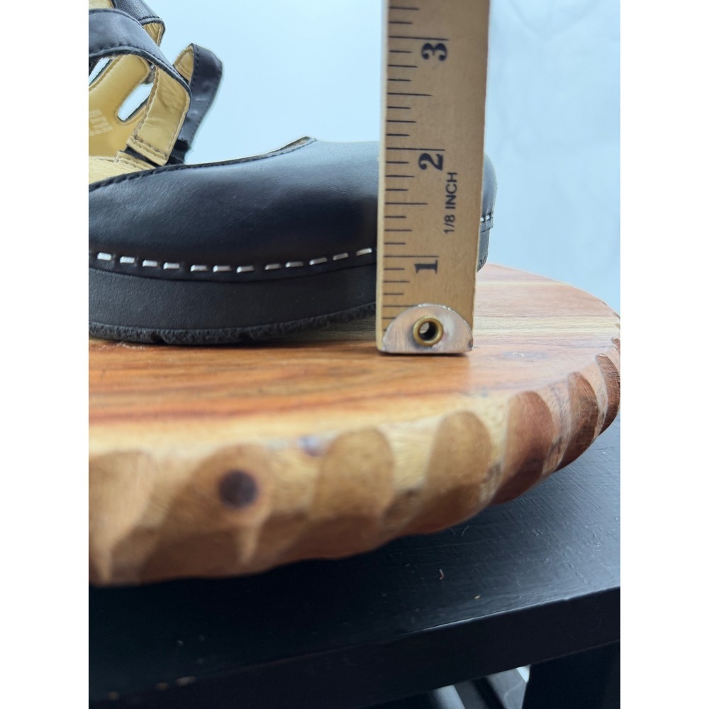Dansko Black Leather Mary Jane Clog Sandals - Picture 8 of 11